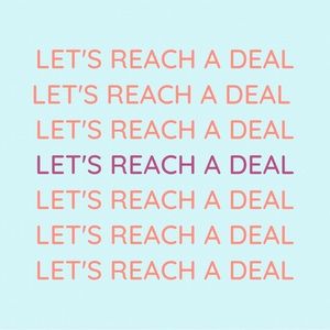 🛍️ FACT: 99% OF REASONABLE OFFERS ACCEPTED 🛍️